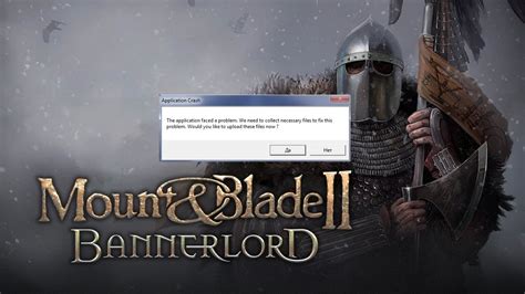 How I fixed it was uninstalling the game, updating windows, updating my drivers, deleting all save files and then. . Bannerlord the application faced a problem